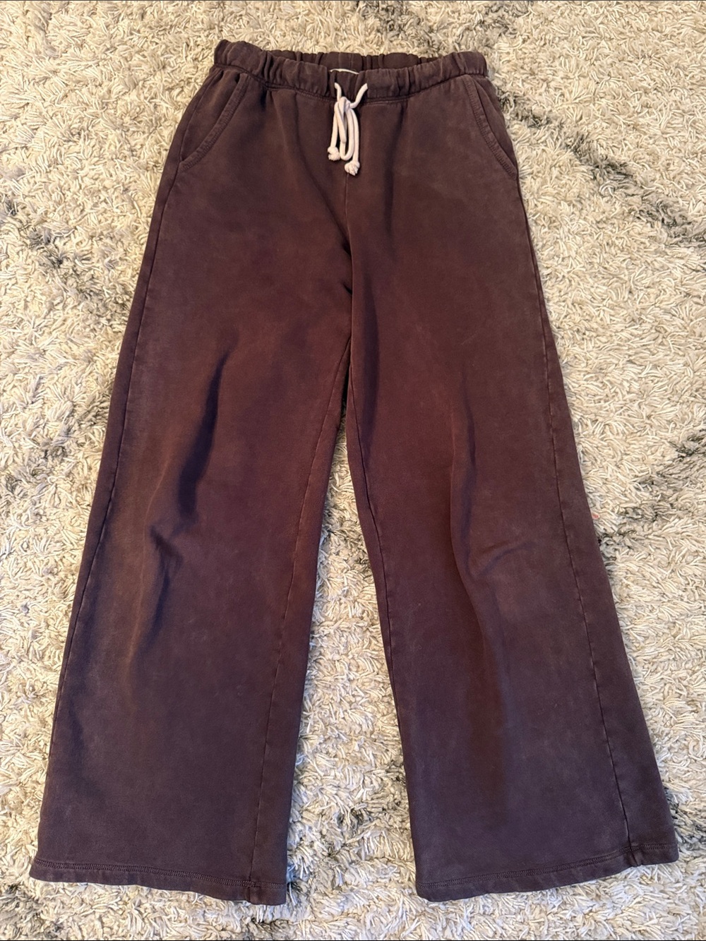Z Supply Hunter Knit Pant/ Chocolate Cherry